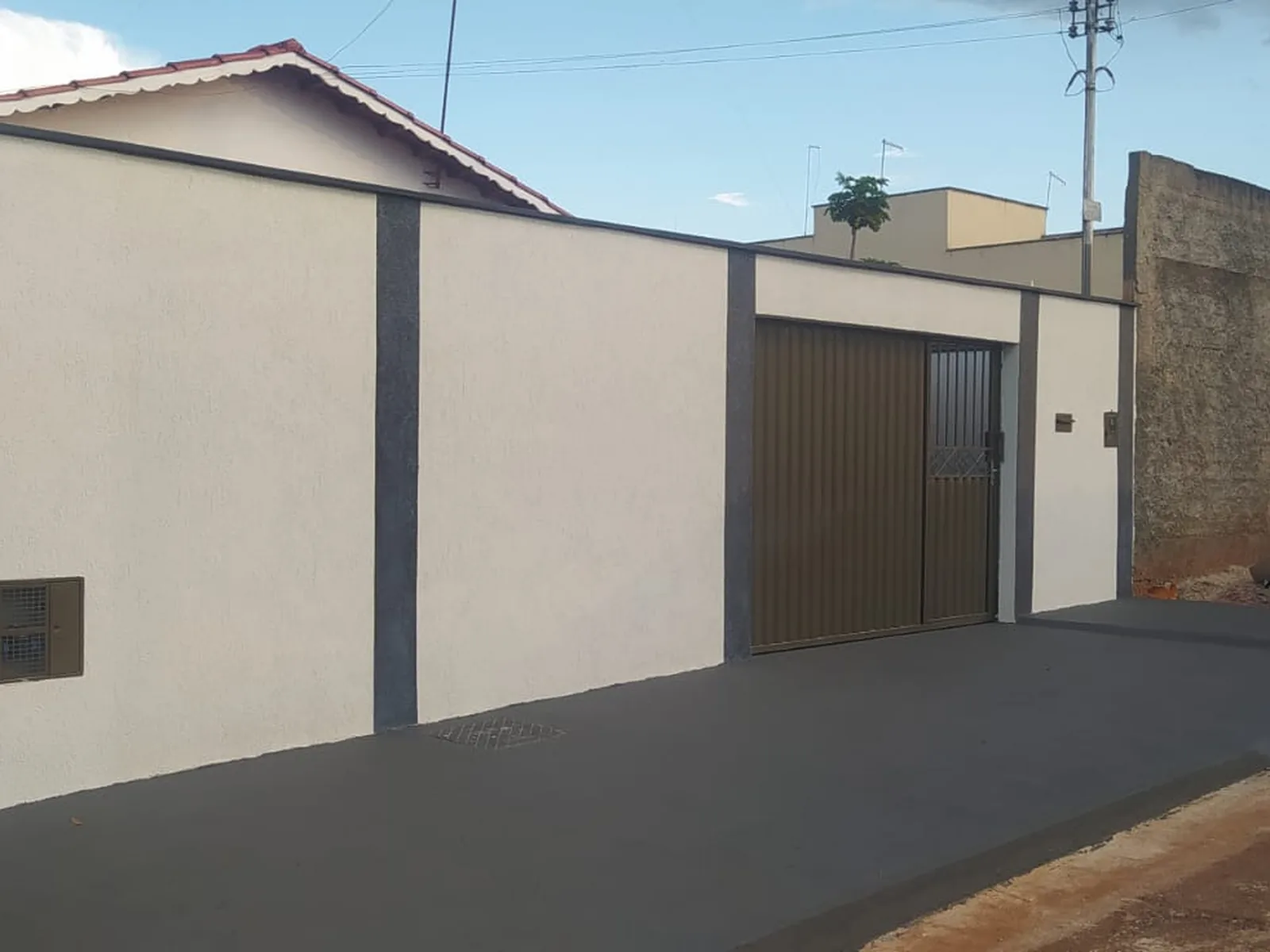 Fachada residencial finalizada